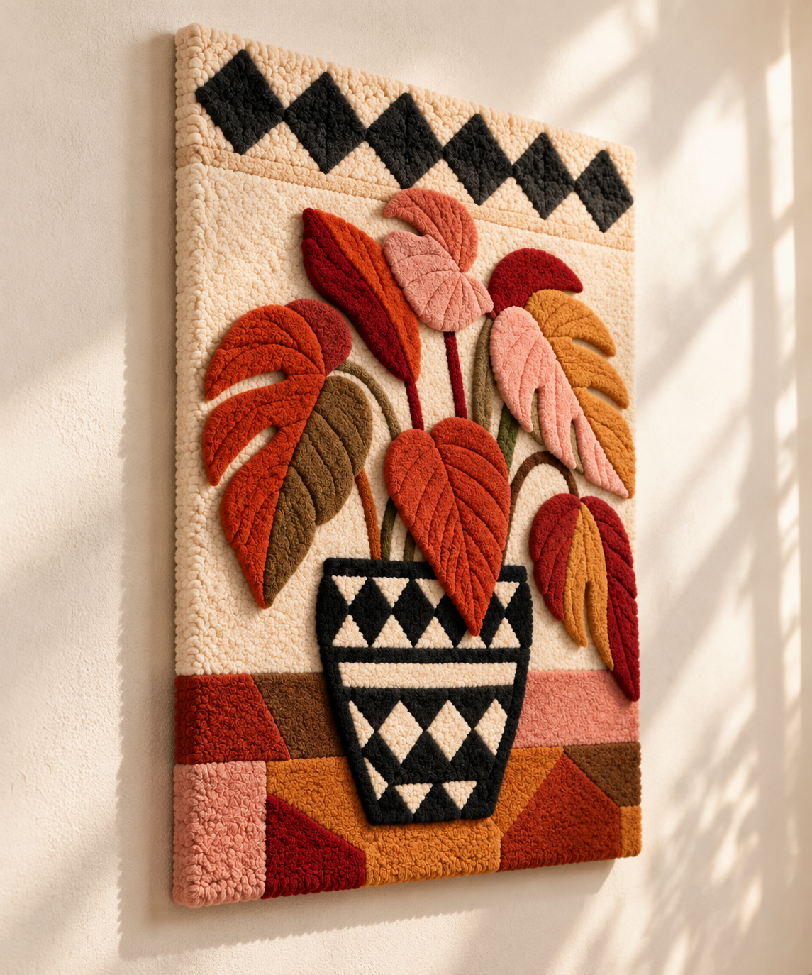Terracotta Vessel Garden — angled relief view
