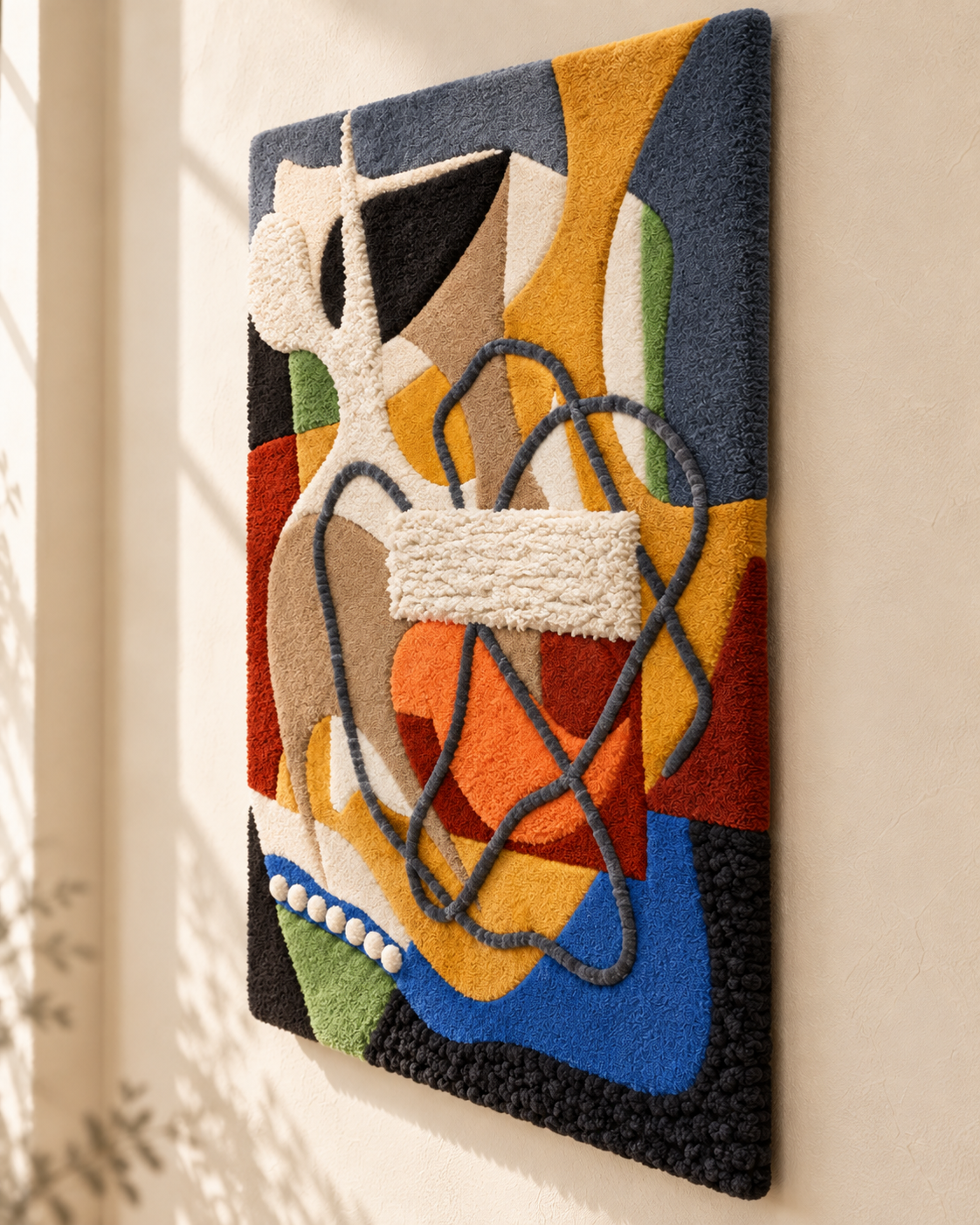 The Amber Orbit — angled relief view