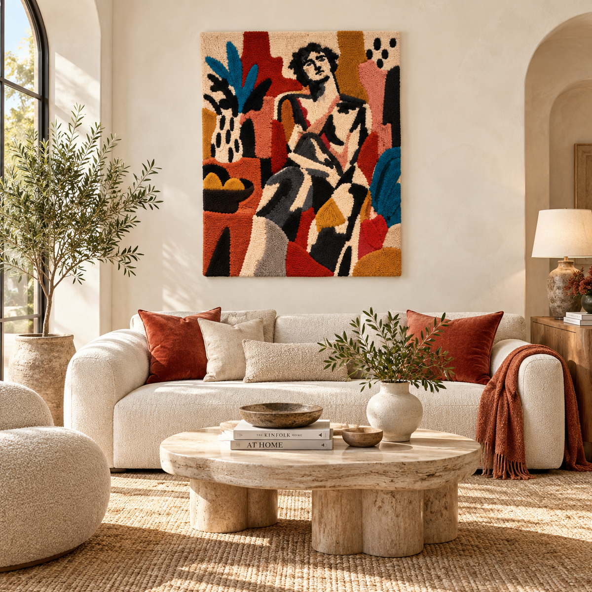 The Artist at Rest — front-facing room scene