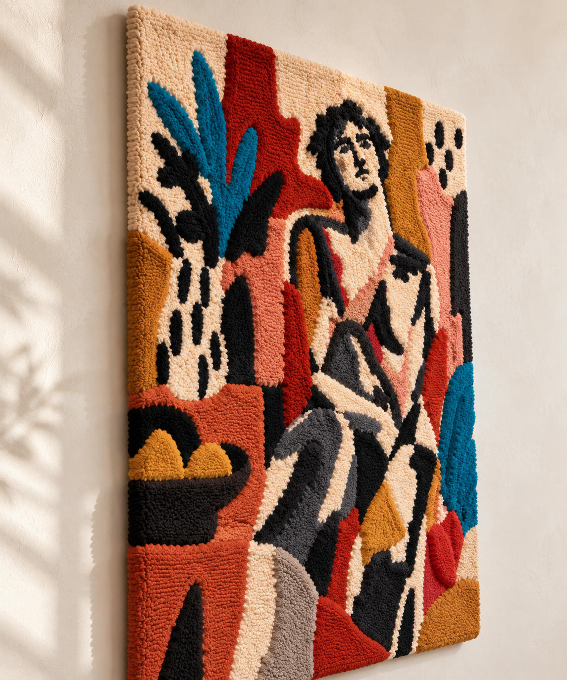 The Artist at Rest — angled relief view