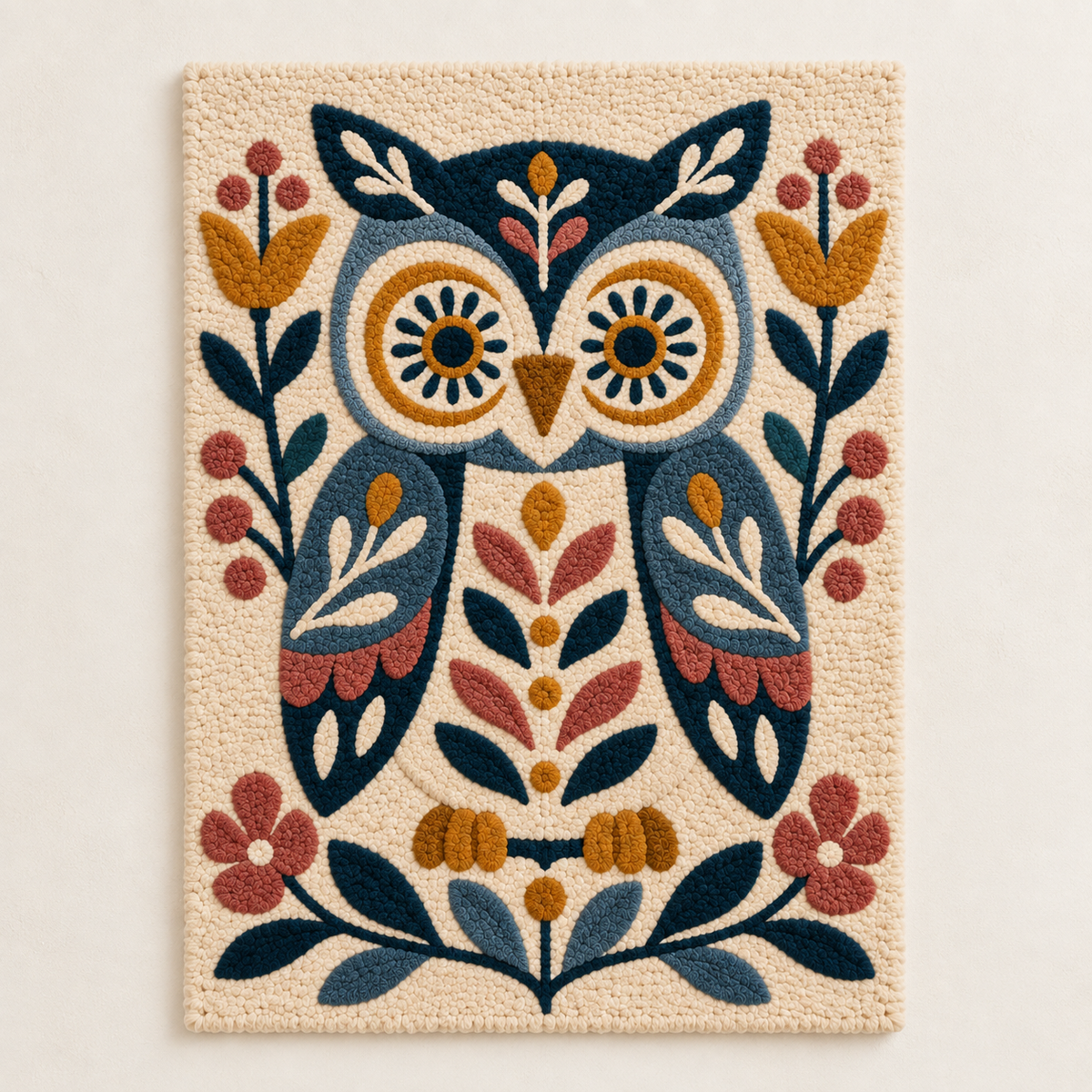 The Blue Meadow Owl — front product view [product-light]