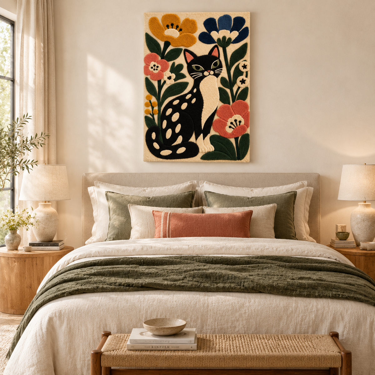 The Cat Among Blossoms — room setting 1