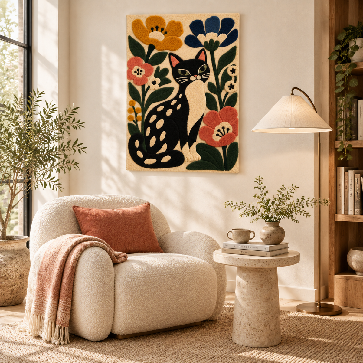 The Cat Among Blossoms — room setting 3
