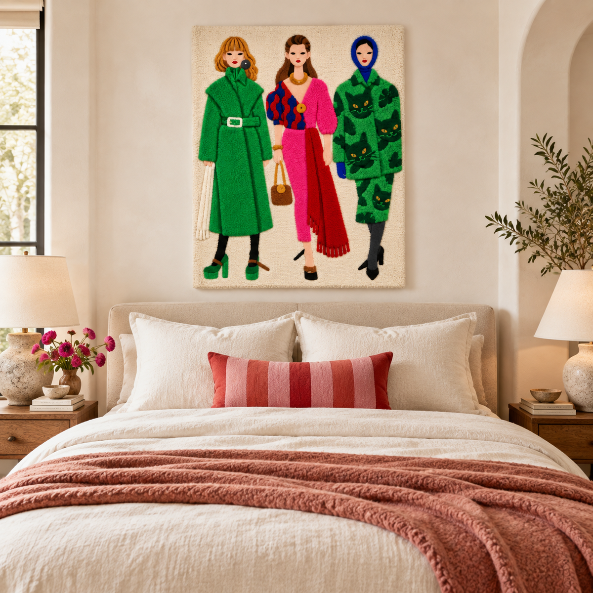 The Colorful City Trio — room setting 1