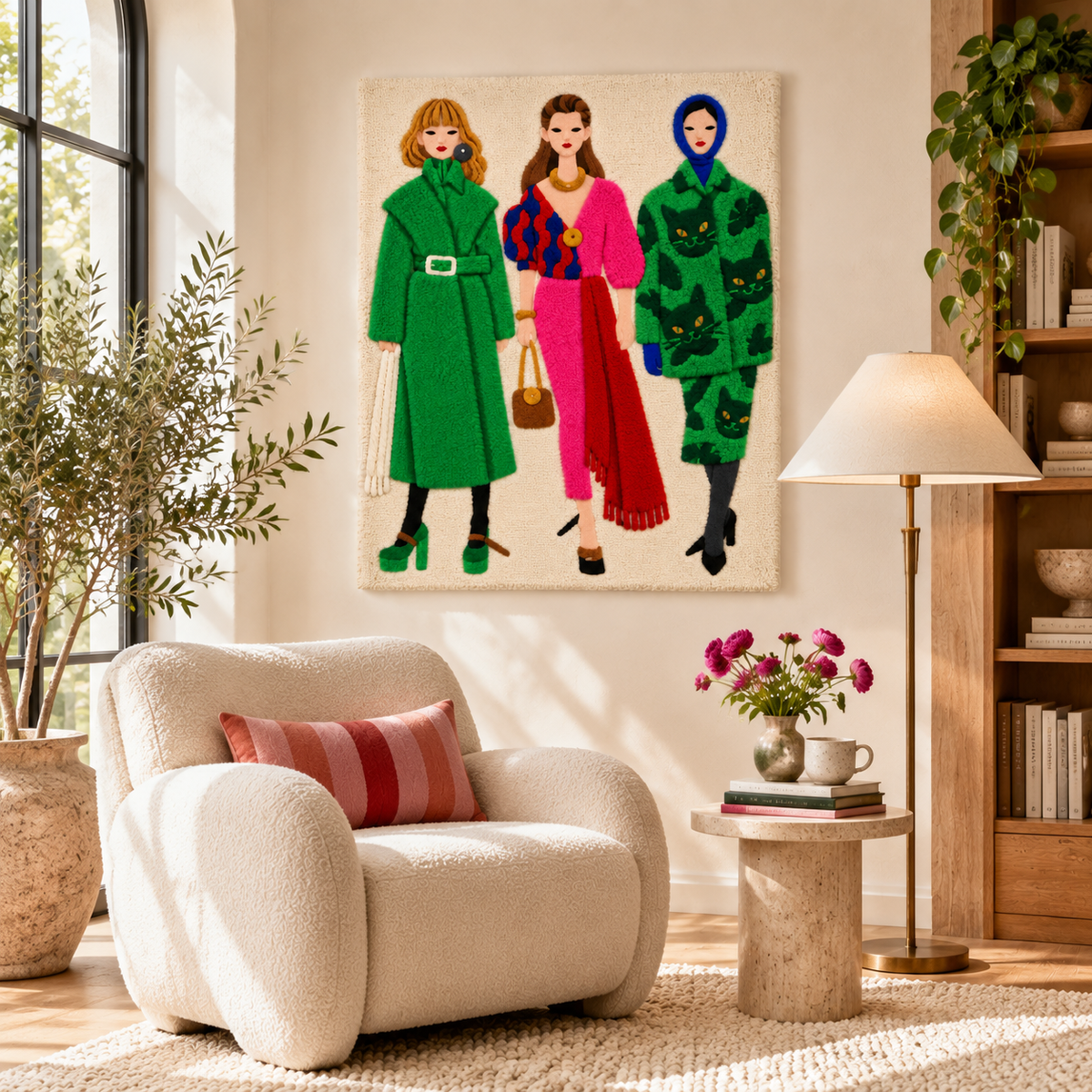 The Colorful City Trio — room setting 3