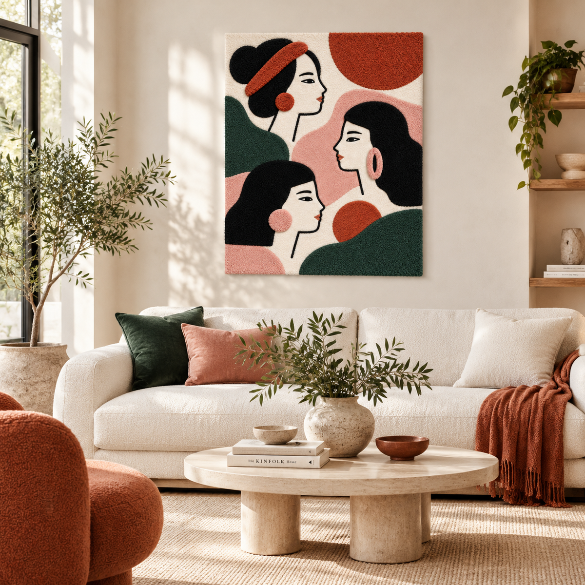 The Conversation Circle — front-facing room scene [room-front]