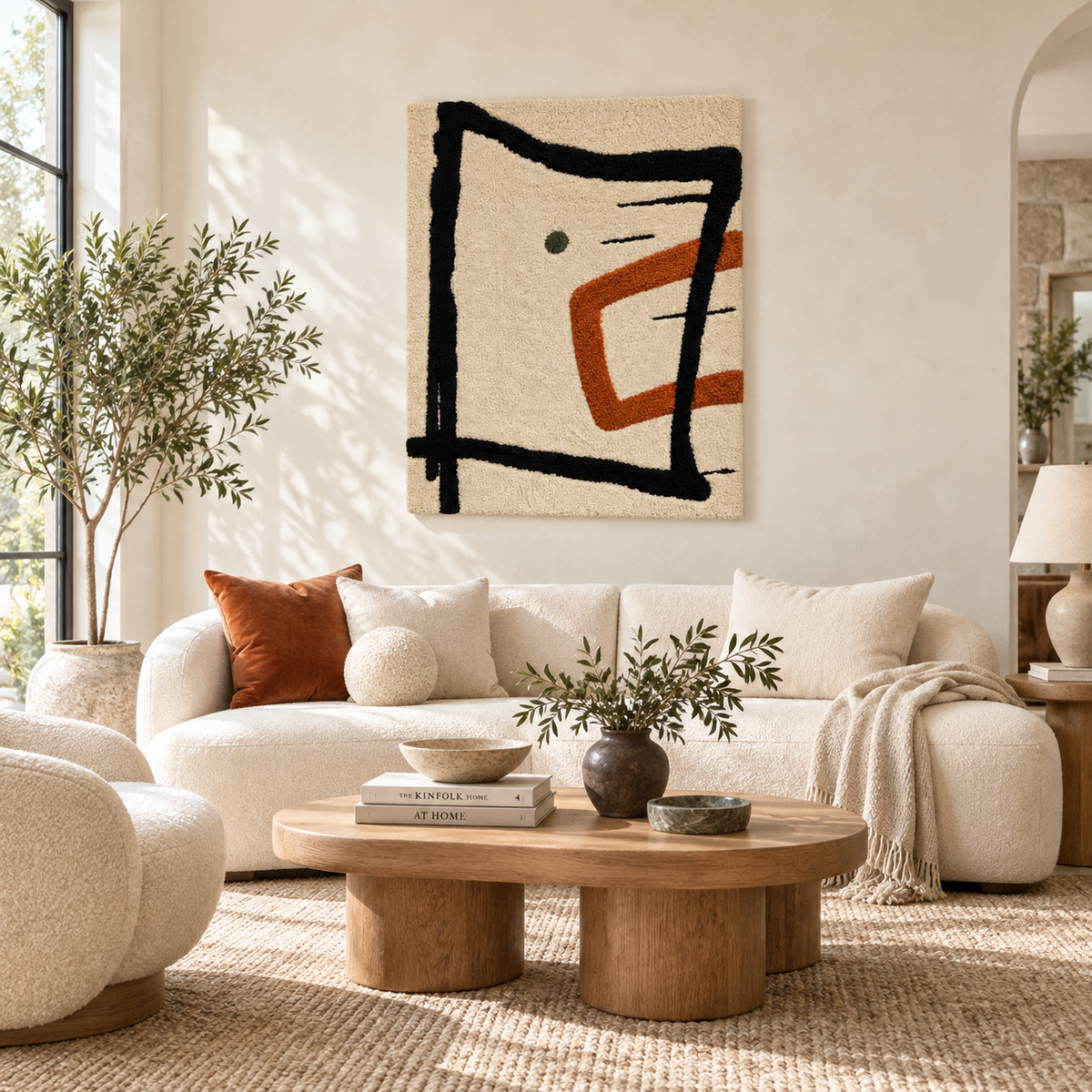 The Copper Gesture — front-facing room scene