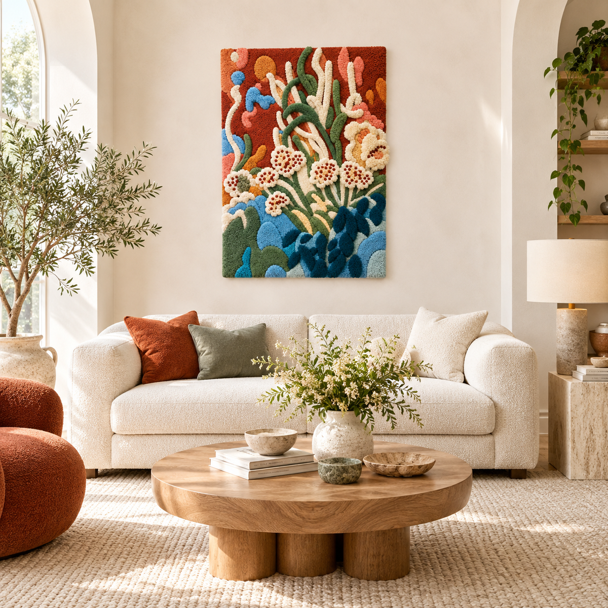 The Coral Meadow — front-facing room scene