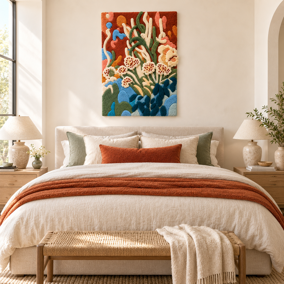 The Coral Meadow — room setting 3