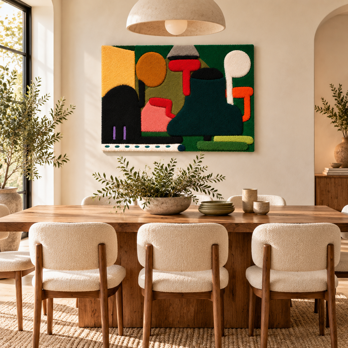 The Emerald Arrangement — room setting 3