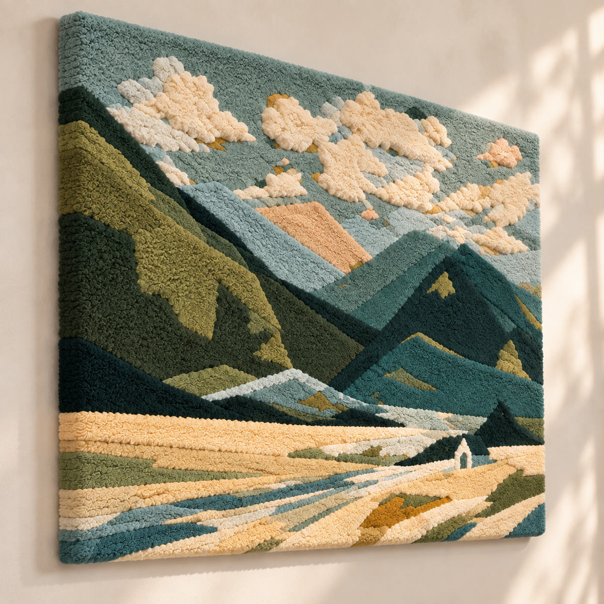 The Emerald Valley Retreat — angled relief view