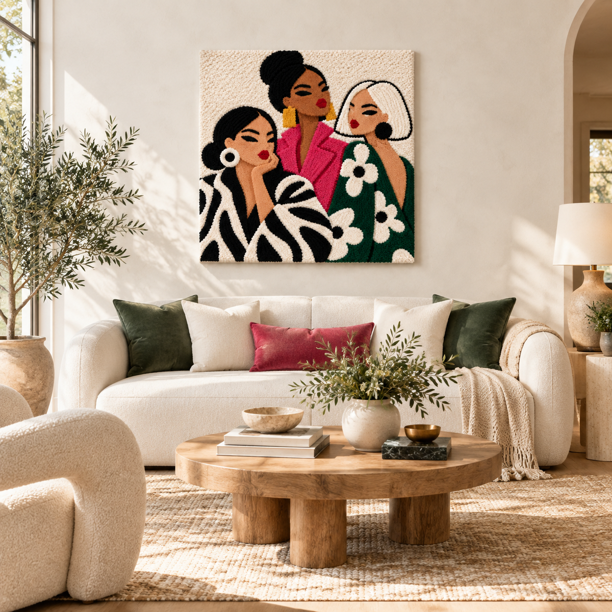 The Fashion Circle — front-facing room scene [room-front]
