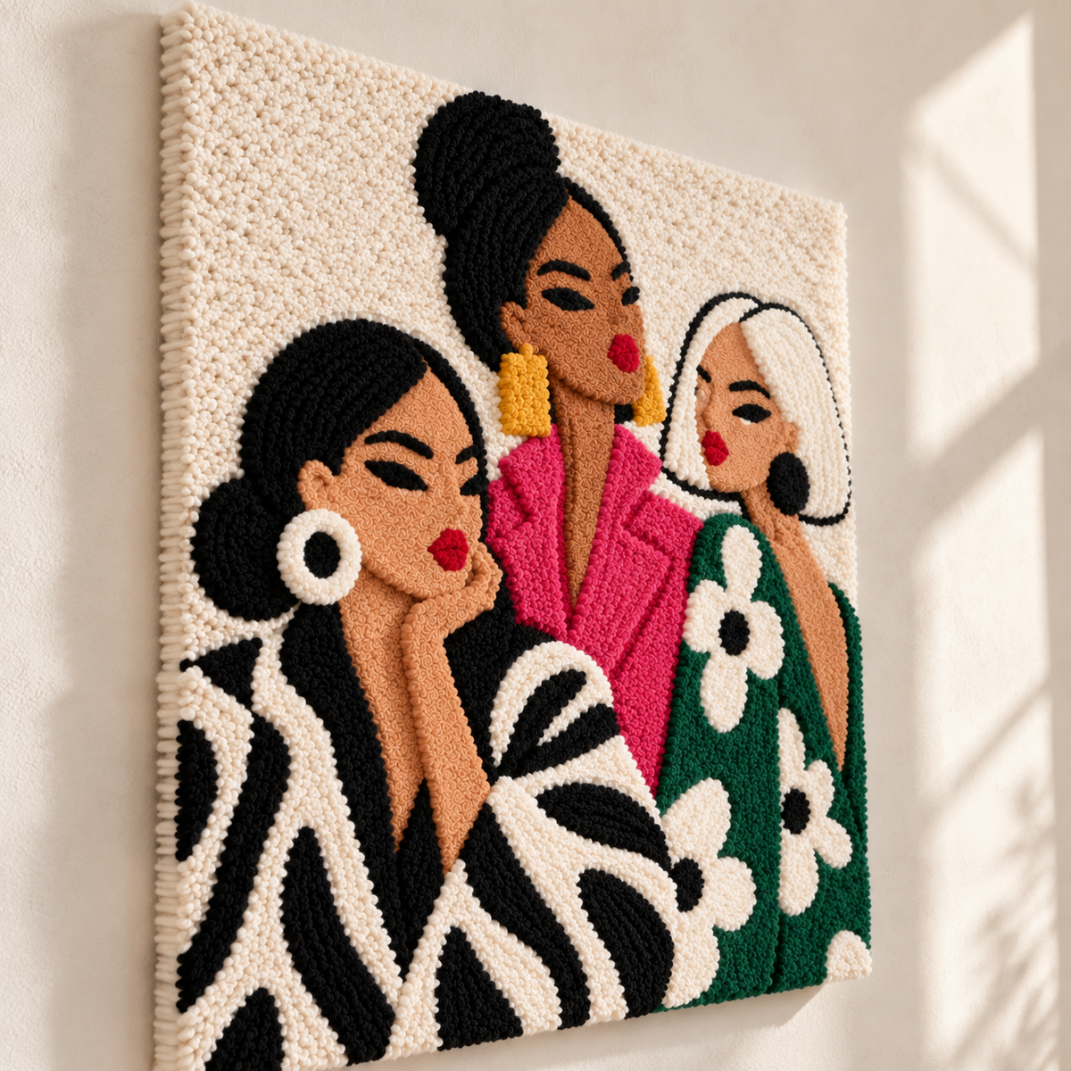 The Fashion Circle — angled relief view