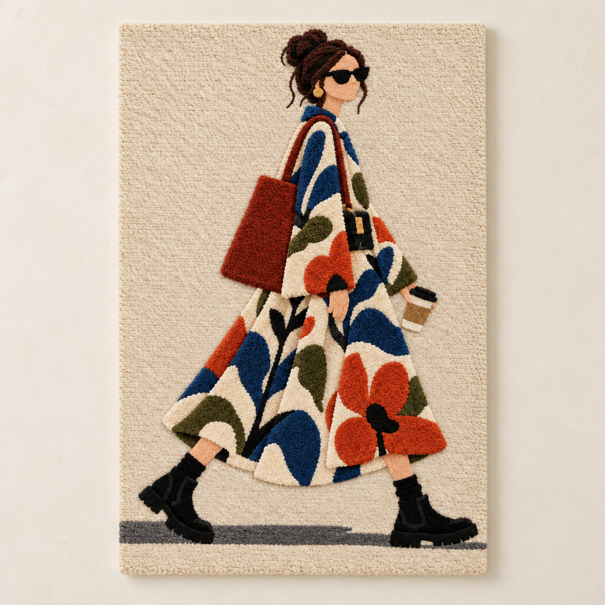 The Floral Coat Stroll — front product view [product-light]