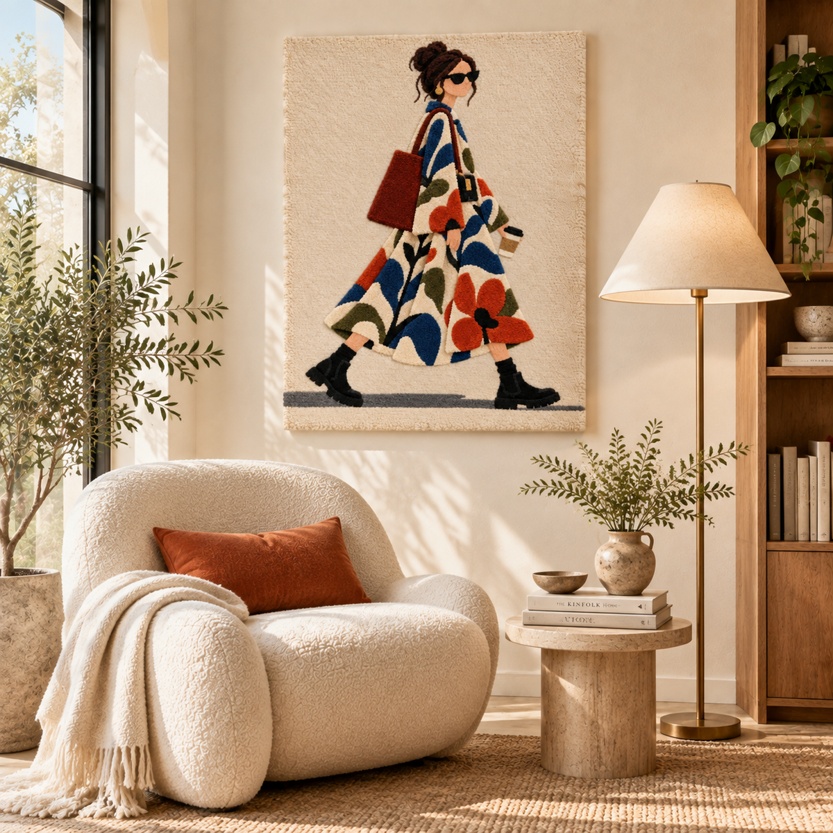The Floral Coat Stroll — room setting 3