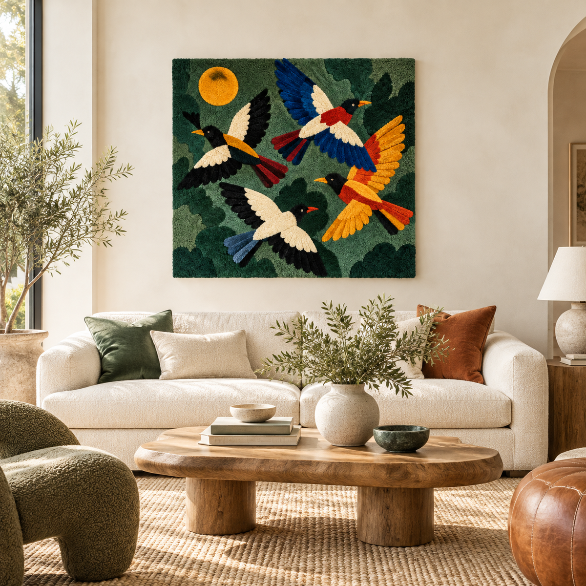 The Forest Flight Quartet — front-facing room scene