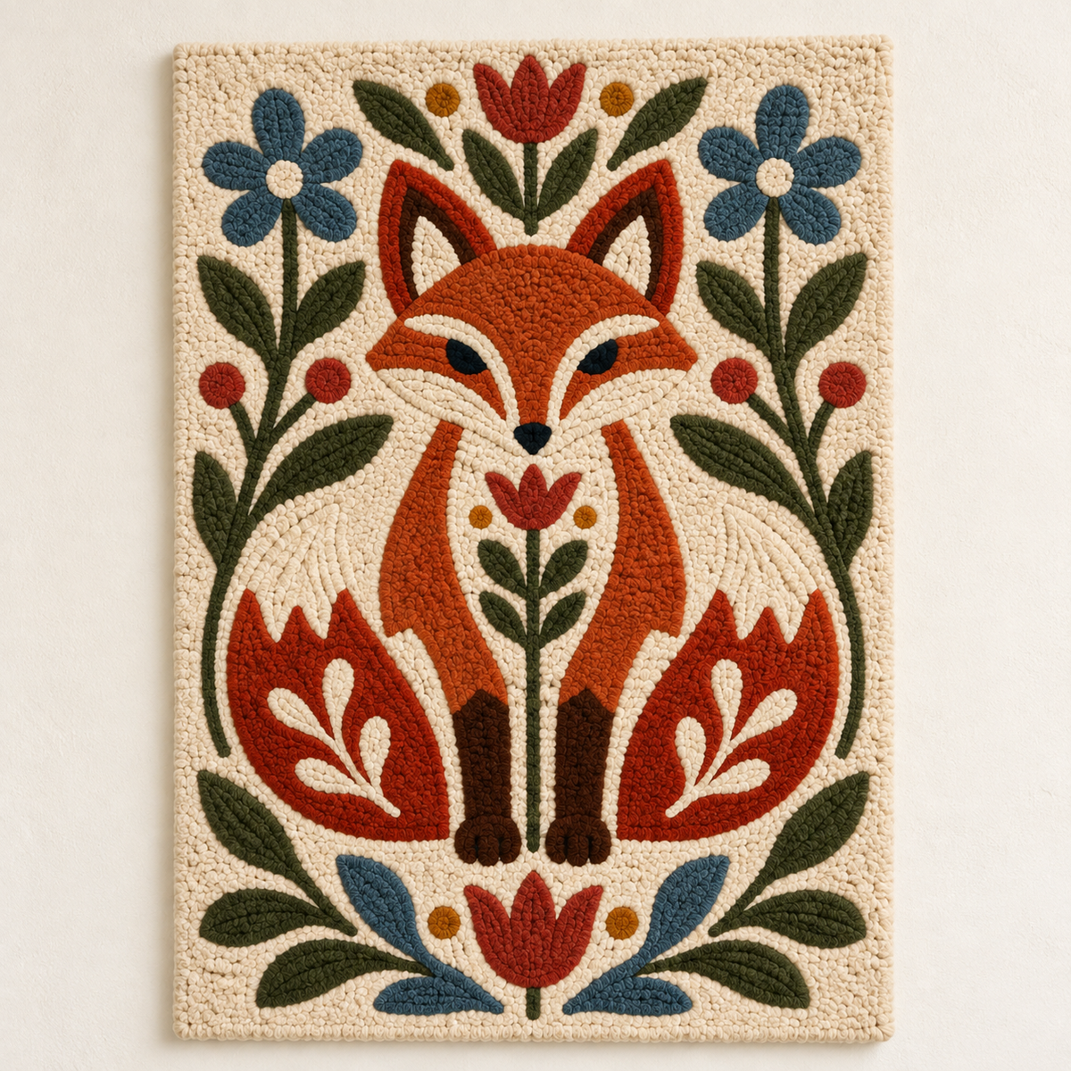 The Fox in the Folk Garden — front product view [product-light]