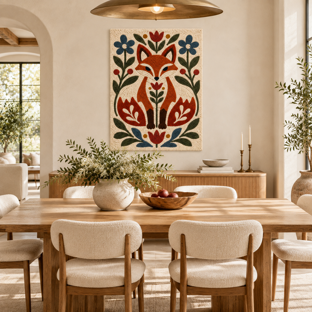 The Fox in the Folk Garden — room setting 2