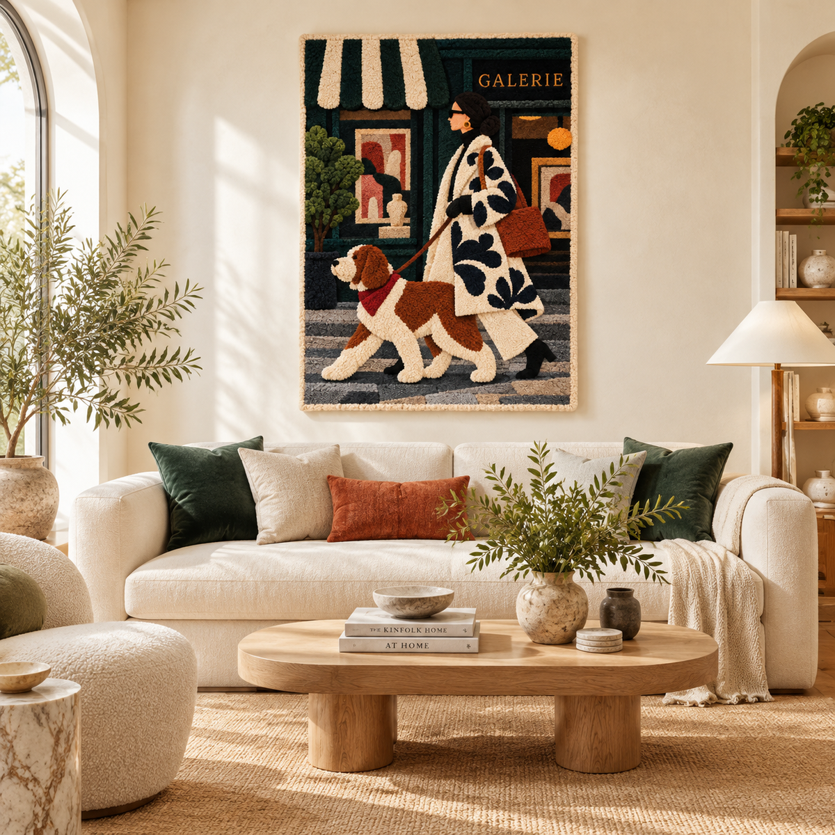 The Gallery Stroll — front-facing room scene [room-front]