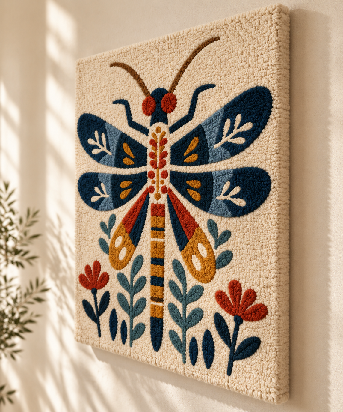The Garden Dragonfly — angled relief view