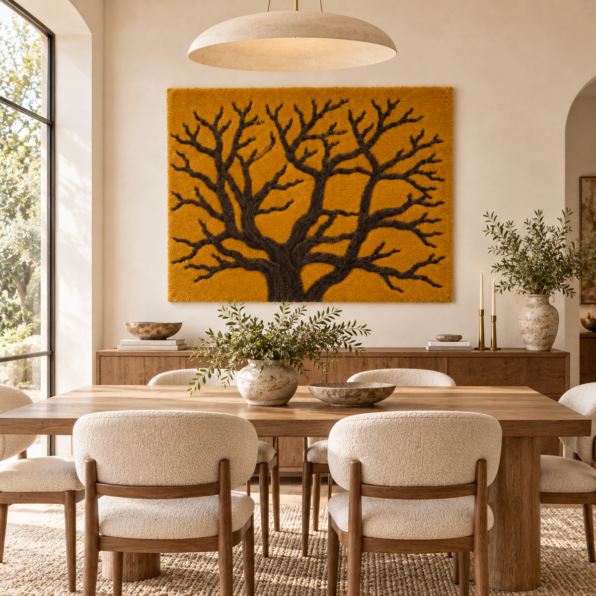 The Golden Branch Silhouette — room setting 2