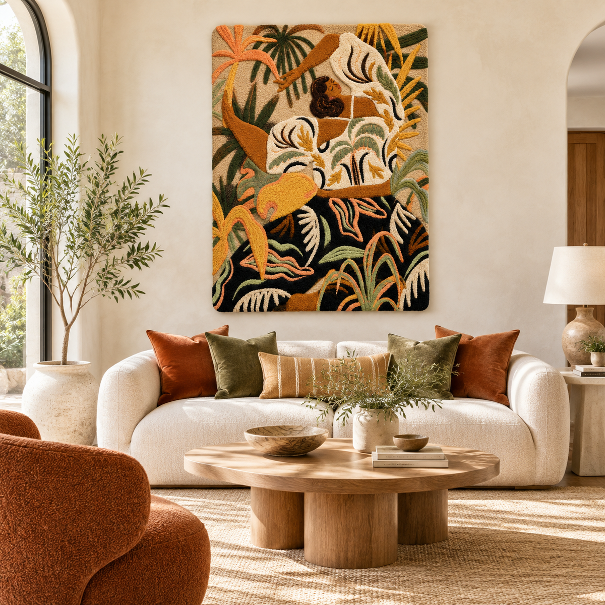 The Golden Grove Gathering — front-facing room scene