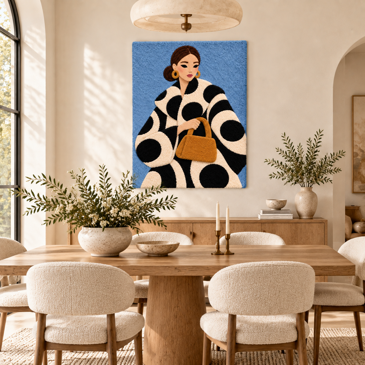 The Golden Handbag — room setting 2