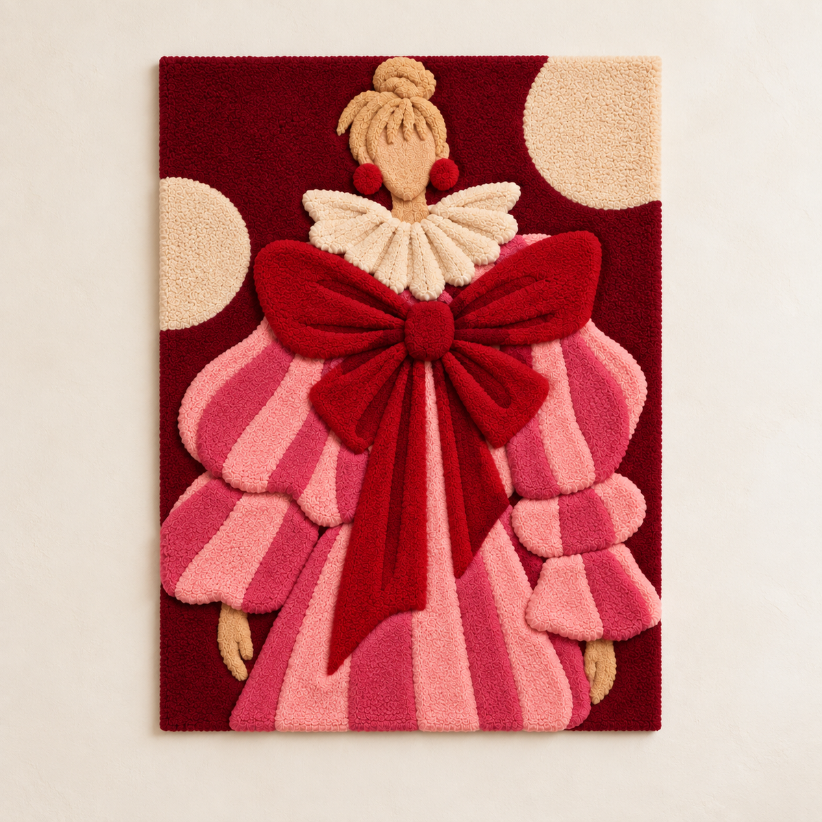 The Grand Raspberry Bow — front product view [product-light]