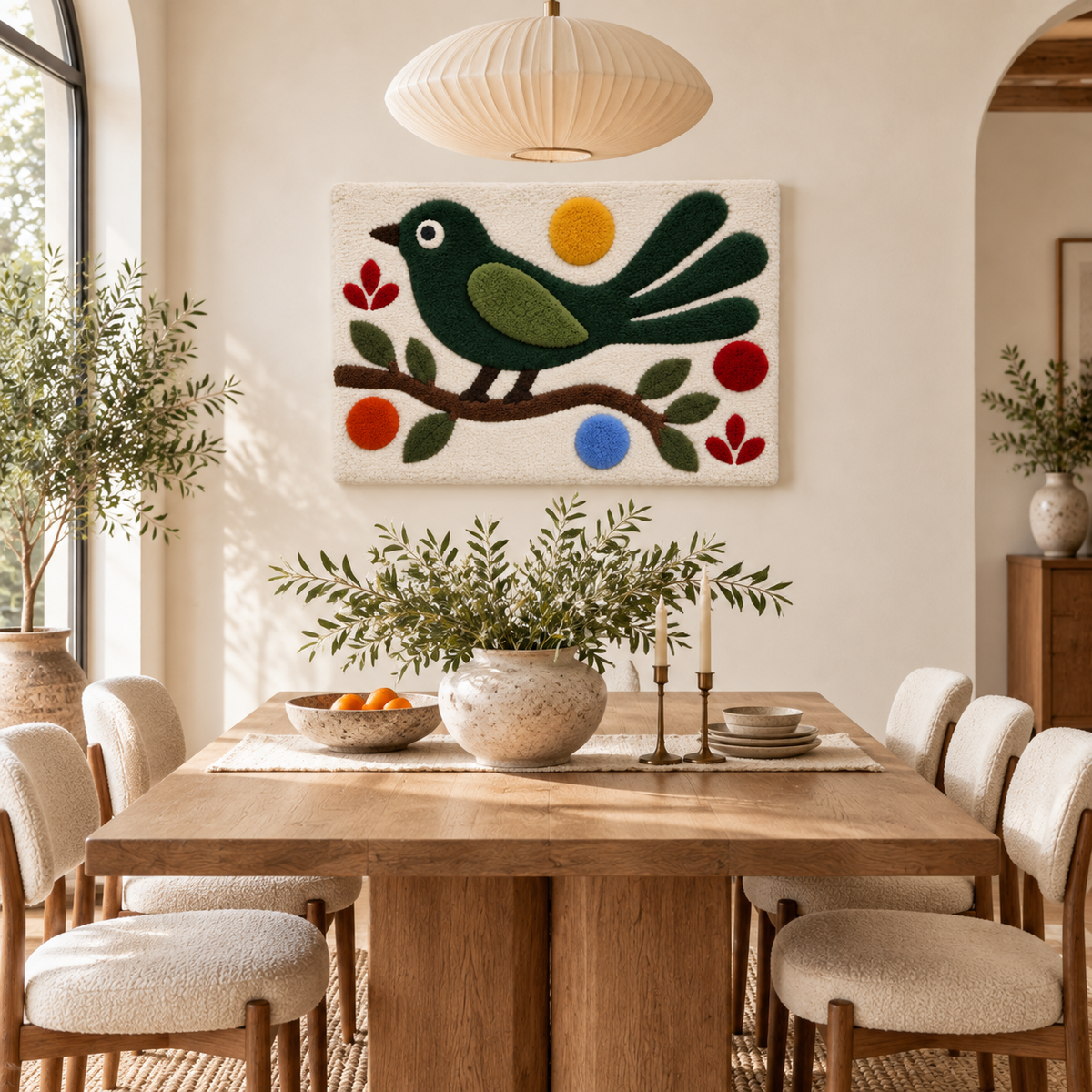 The Green Songbird Branch — room setting 3