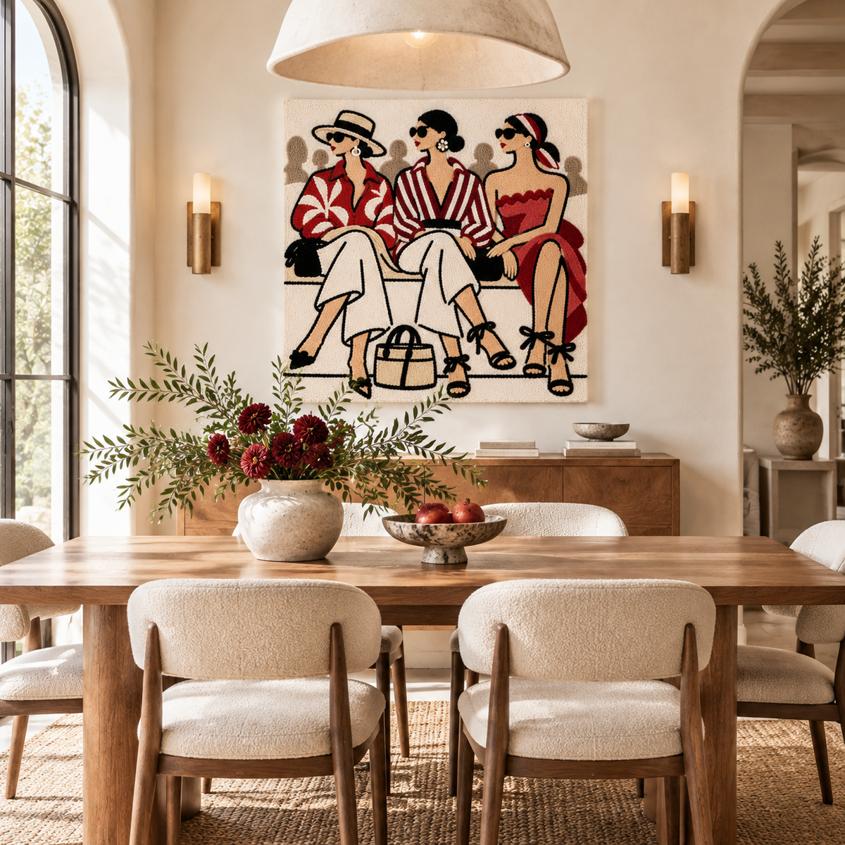 The Holiday Conversation — room setting 2