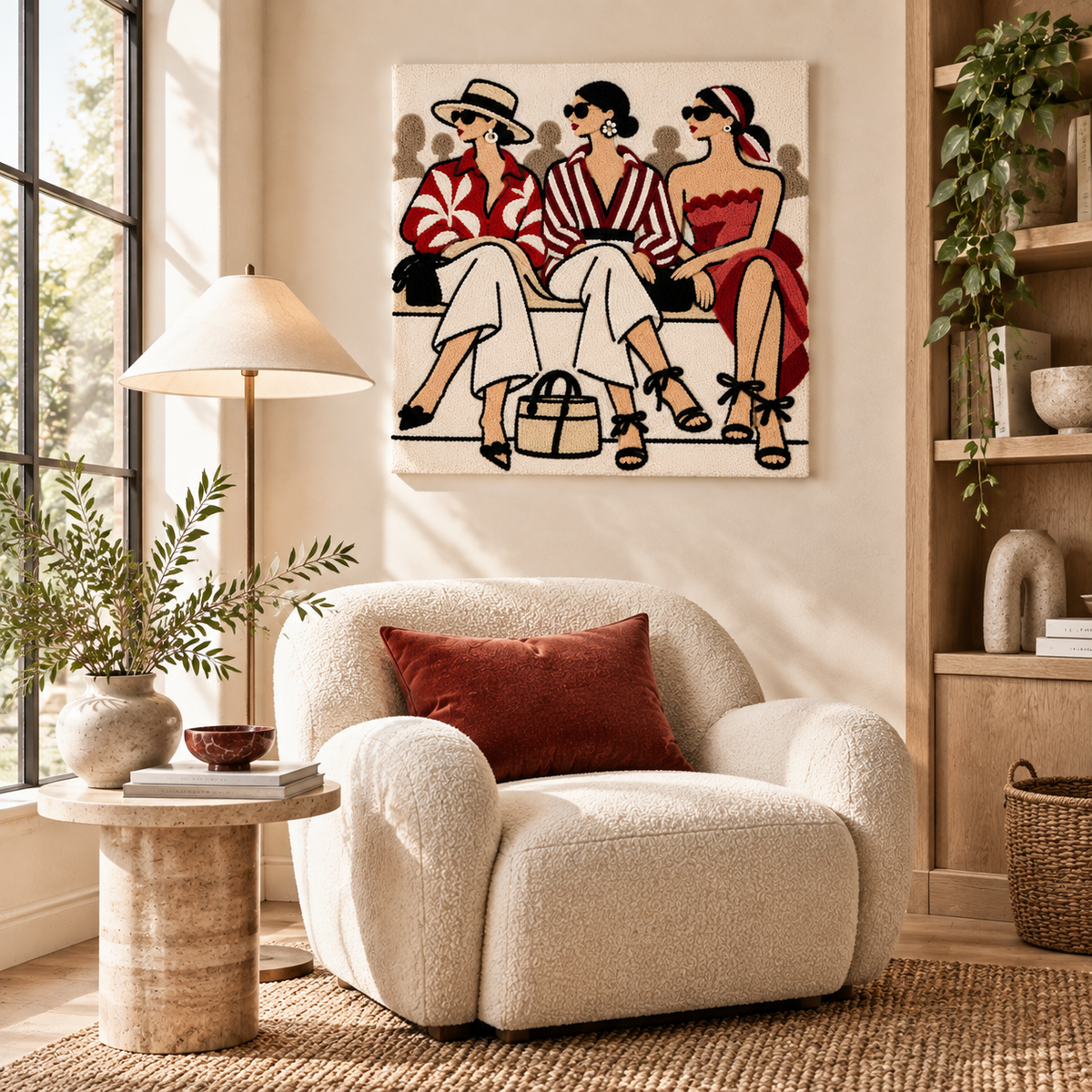 The Holiday Conversation — room setting 3