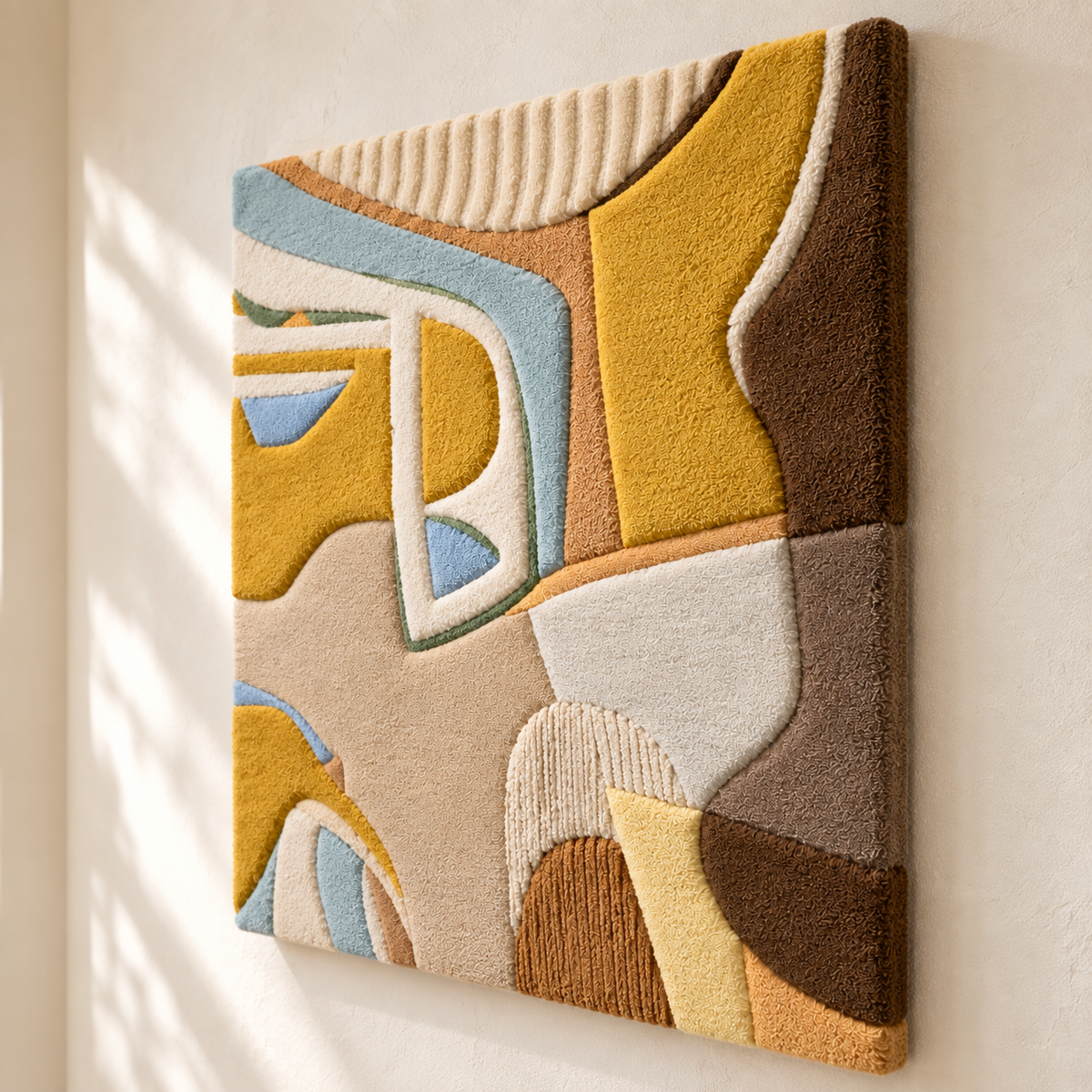 The Honeyed Curve — angled relief view
