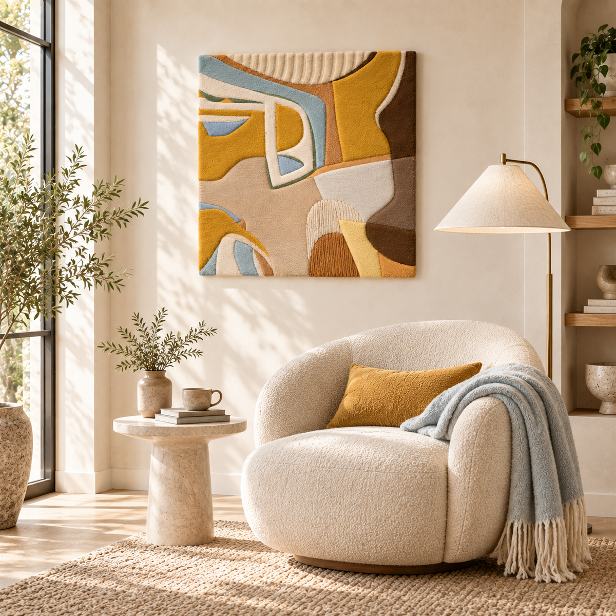 The Honeyed Curve — room setting 2