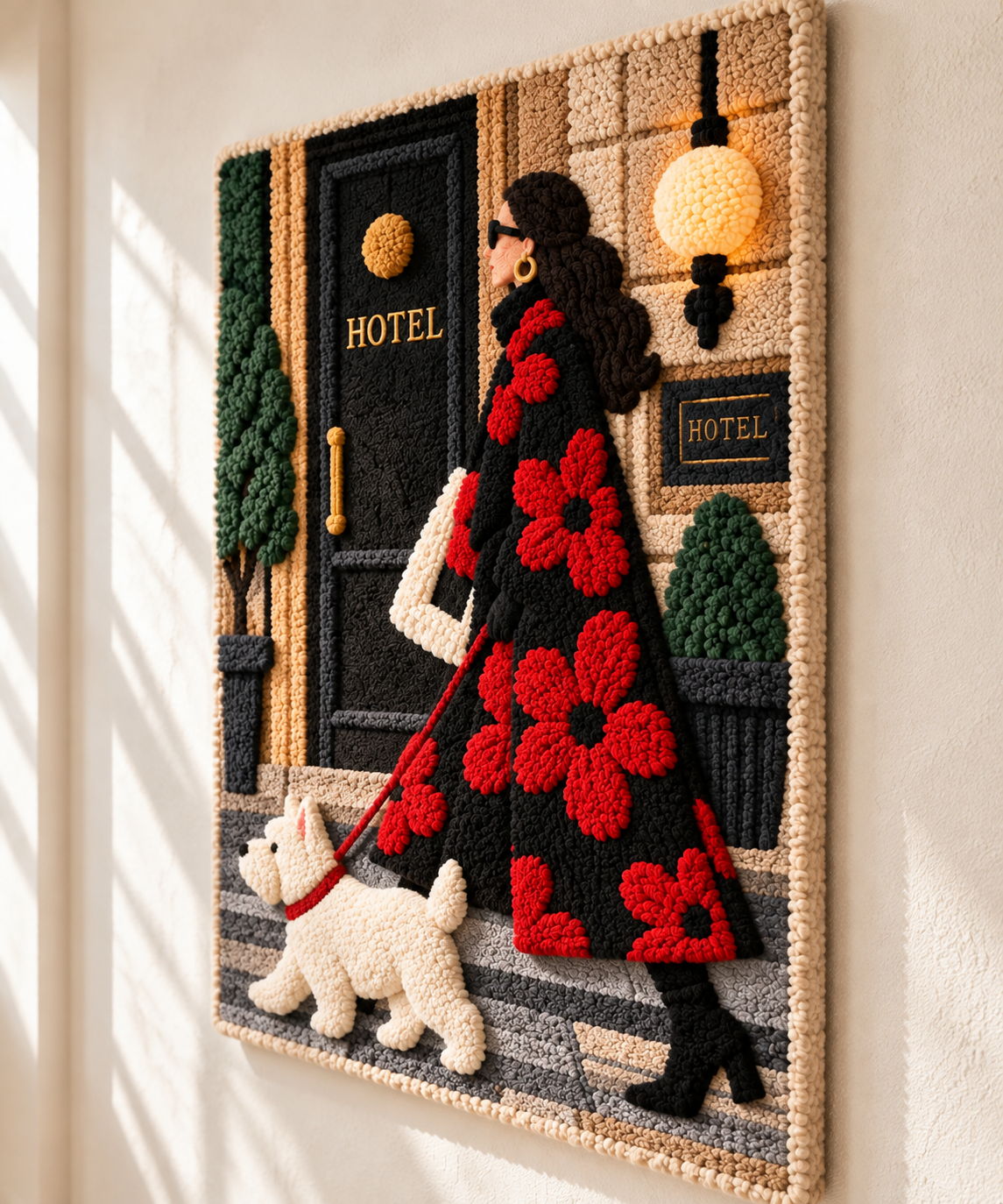 The Hotel Promenade — angled relief view