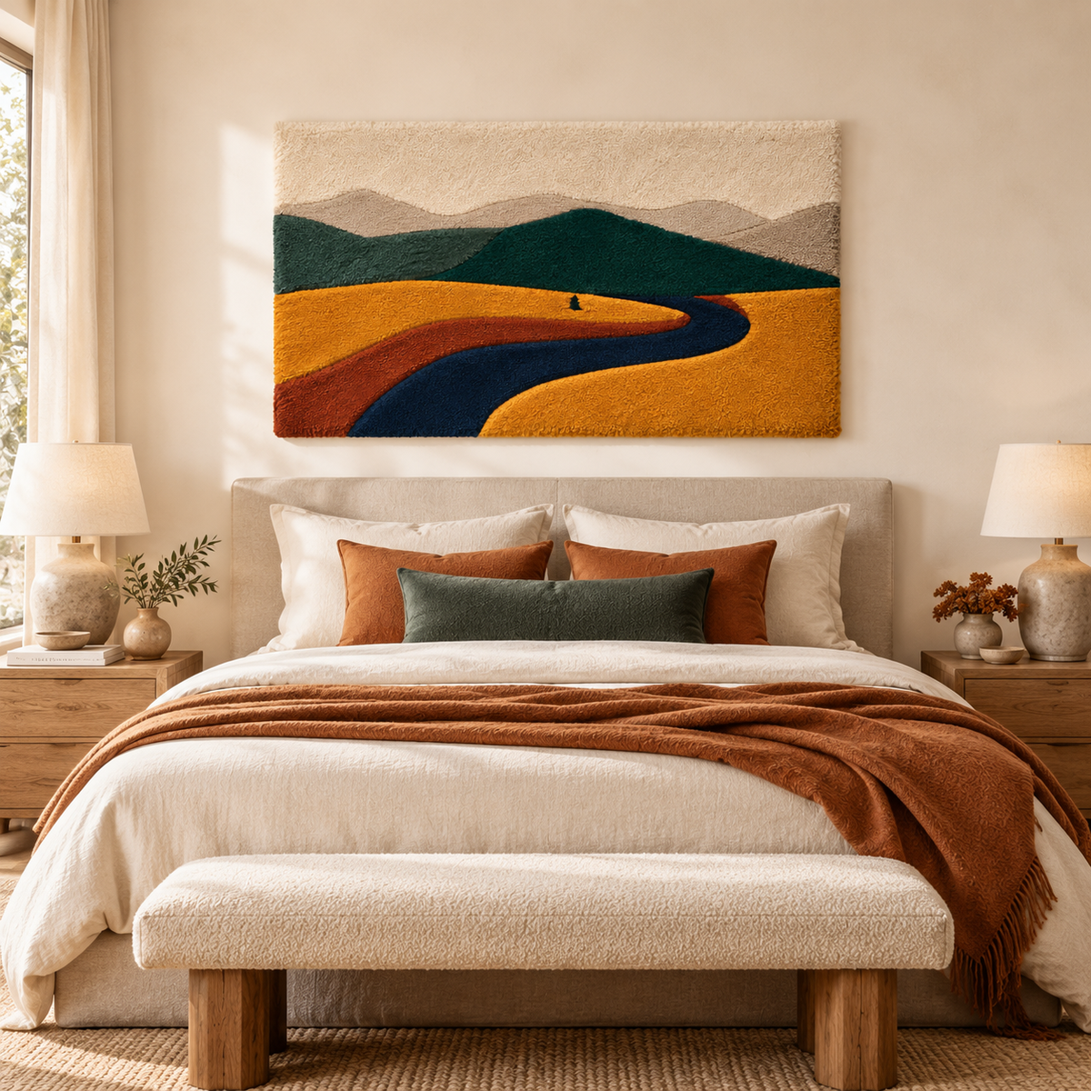 The Indigo River Bend — room setting 1