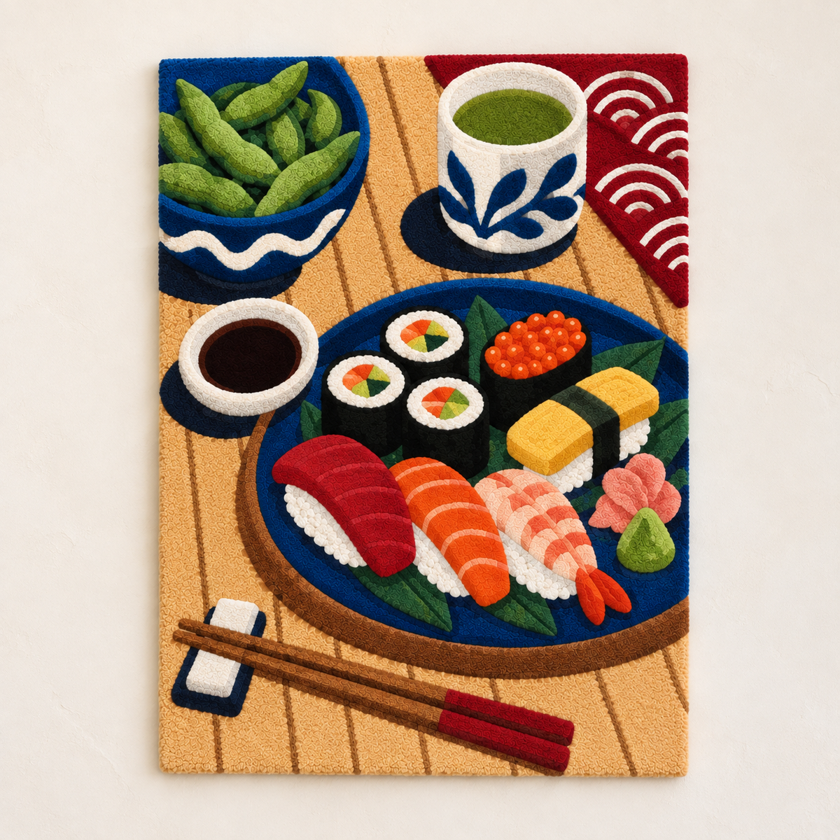 The Indigo Sushi Table — front product view [product-light]
