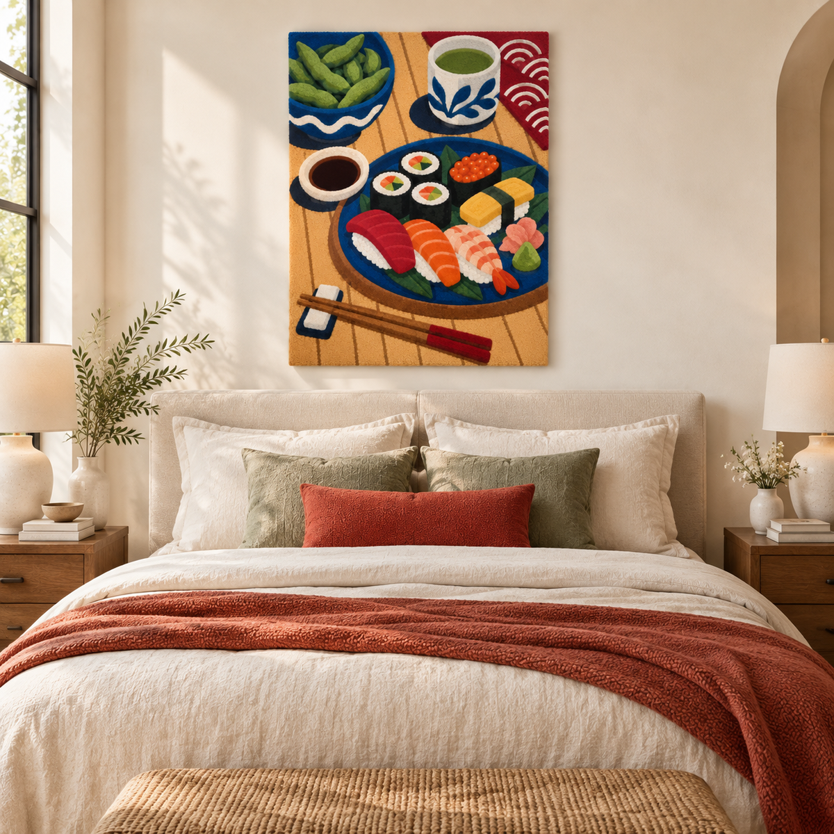 The Indigo Sushi Table — room setting 2