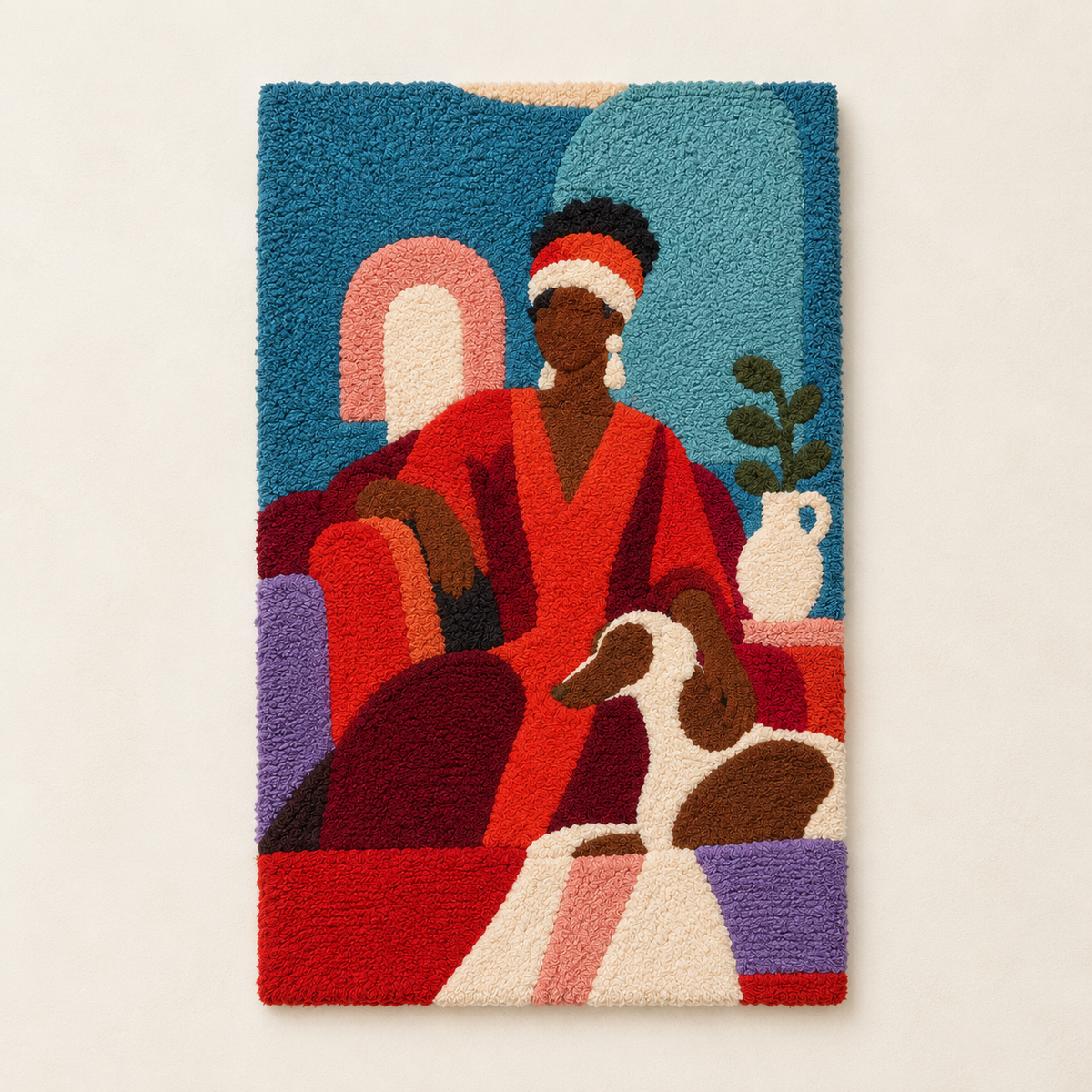 The Lady and Her Hound — front product view