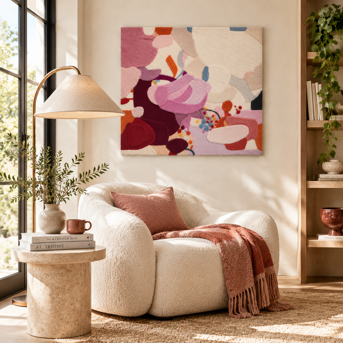 The Lilac Petal Collage — room setting 2
