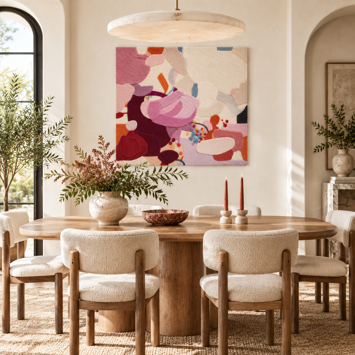 The Lilac Petal Collage — room setting 3