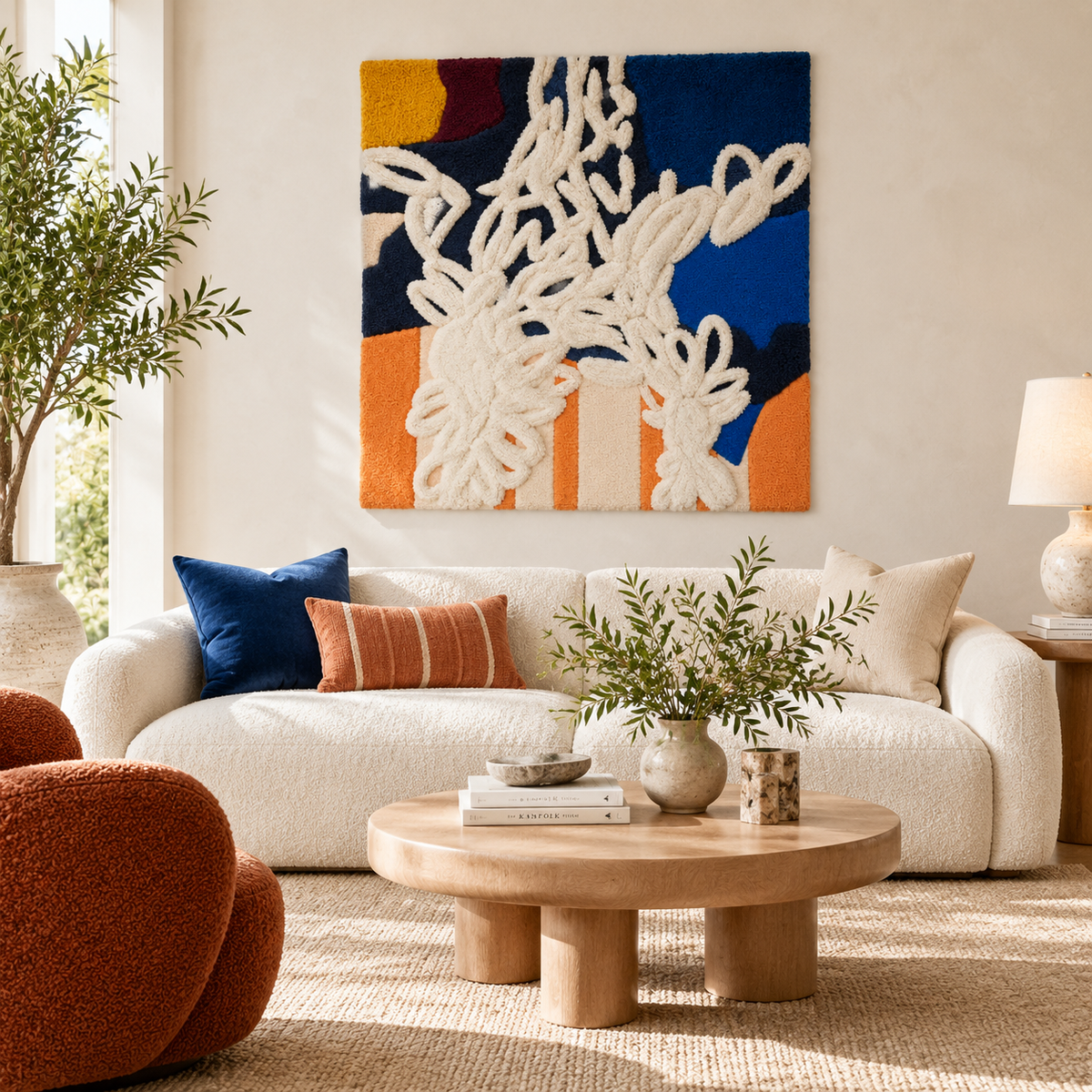 The Luminous Bouquet — front-facing room scene