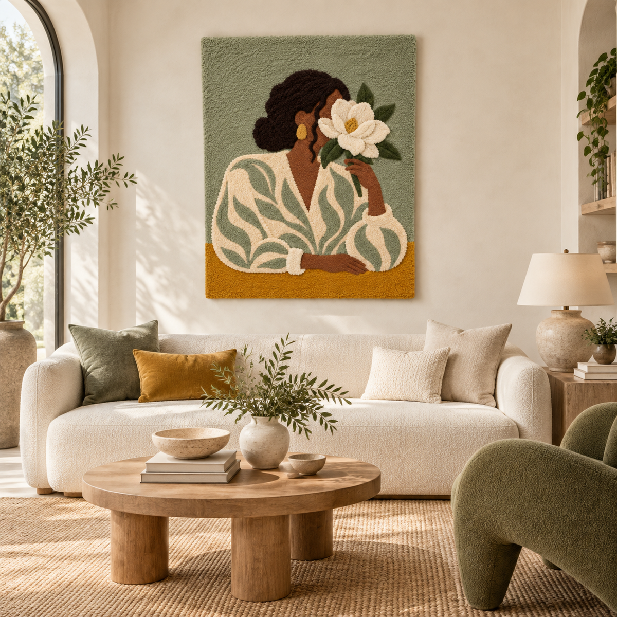 The Magnolia Pause — front-facing room scene [room-front]