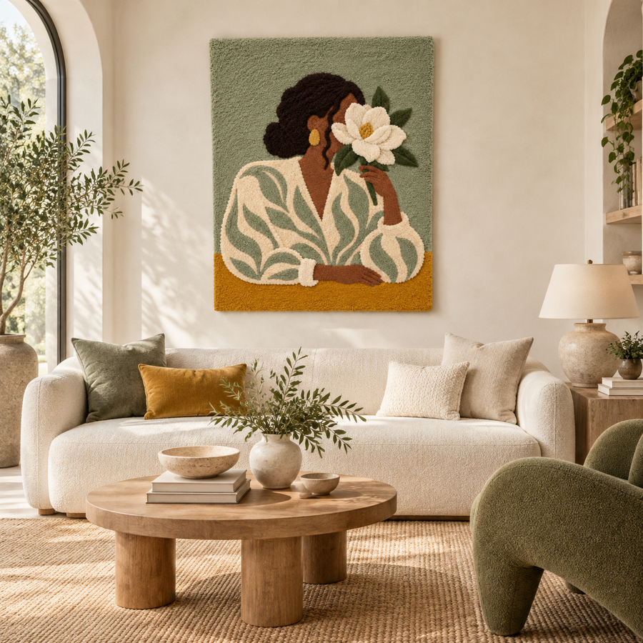 The Magnolia Pause — front-facing room scene [room-front]