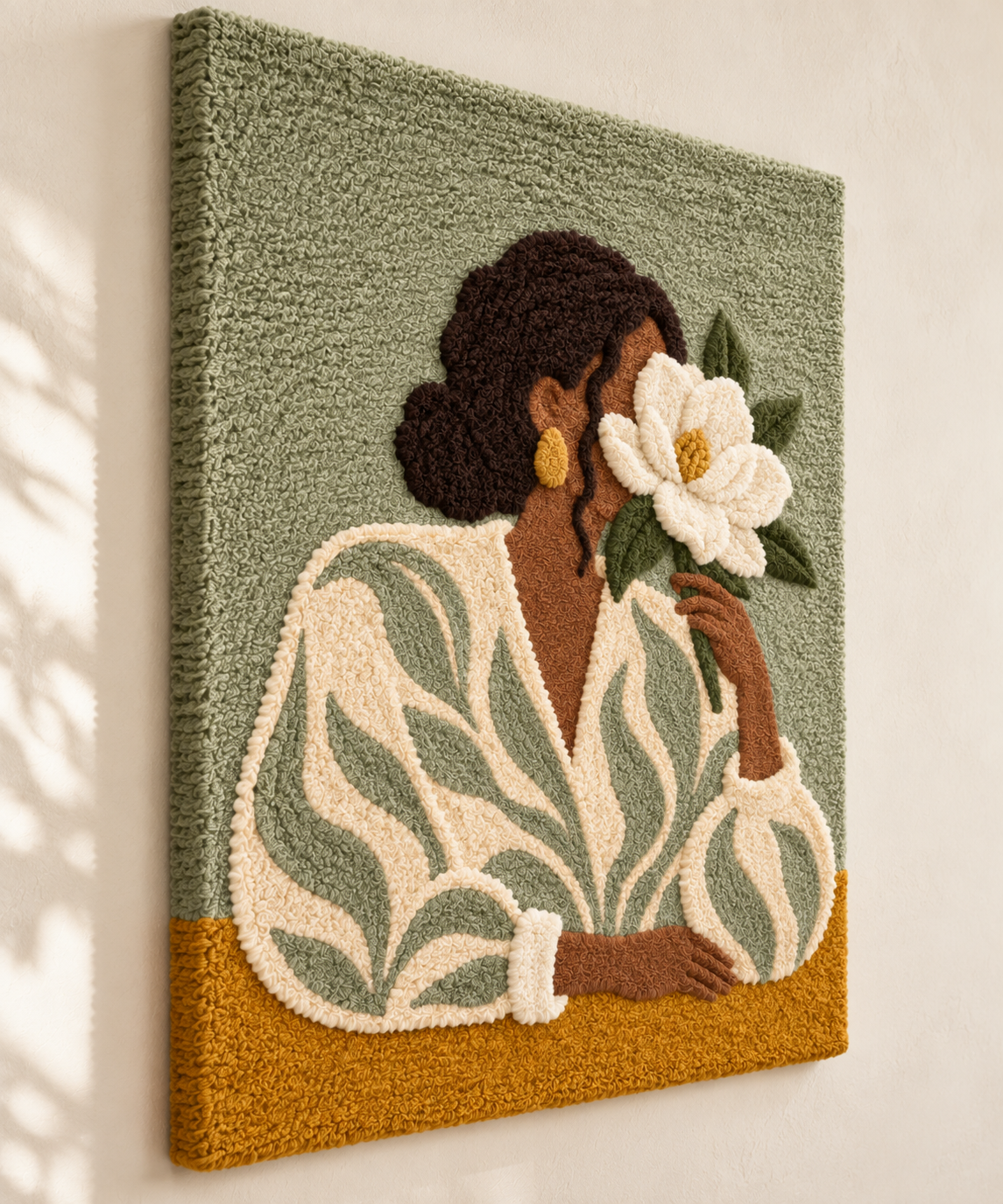 The Magnolia Pause — angled relief view