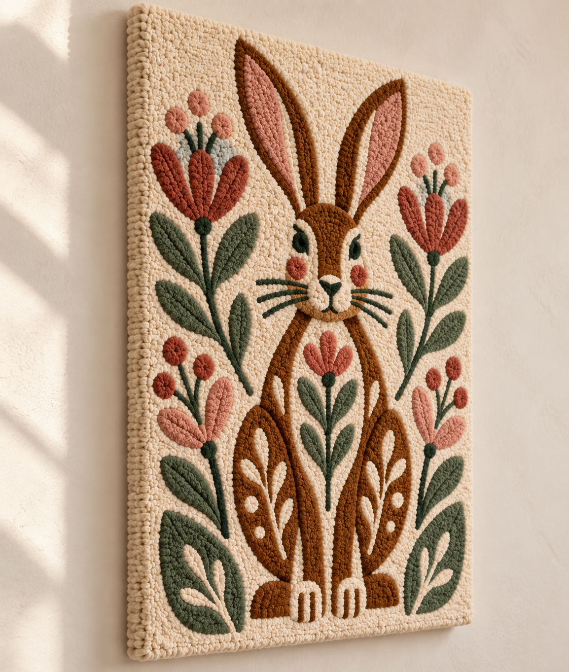 The Meadow Hare — angled relief view