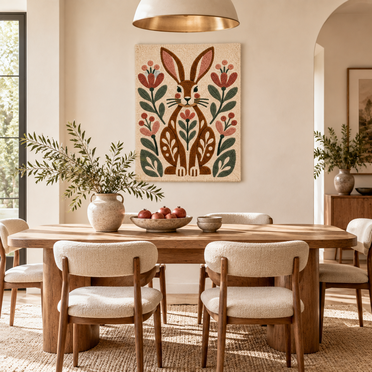 The Meadow Hare — room setting 2
