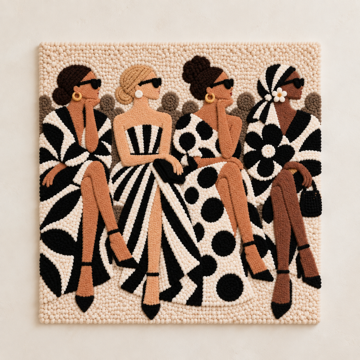 The Monochrome Fashion Circle — front product view [product-light]
