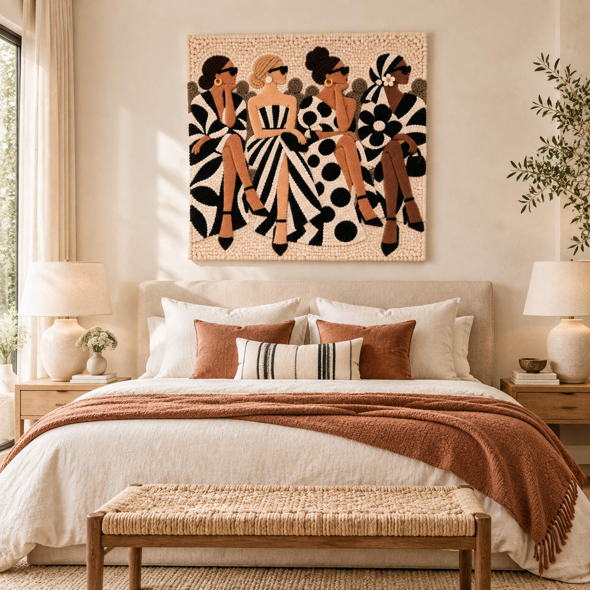 The Monochrome Fashion Circle — room setting 1