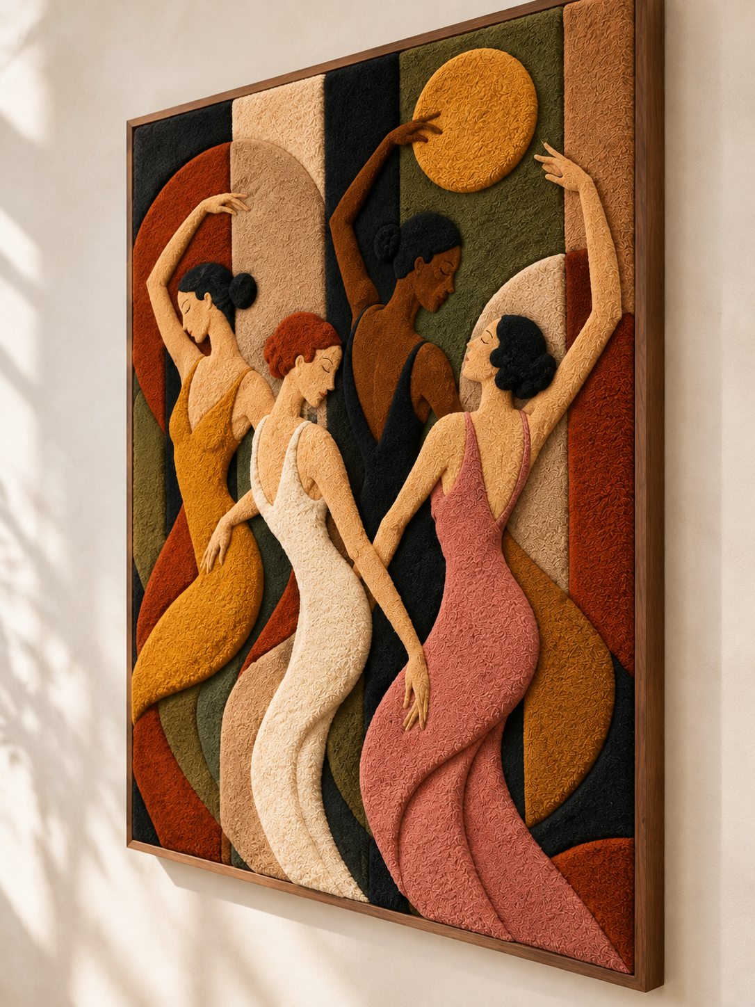 The Moonlit Dance Company — angled relief view