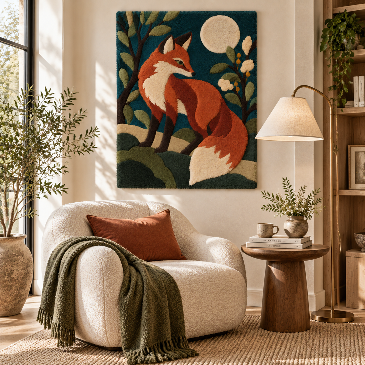 The Moonlit Fox Sentinel — room setting 3